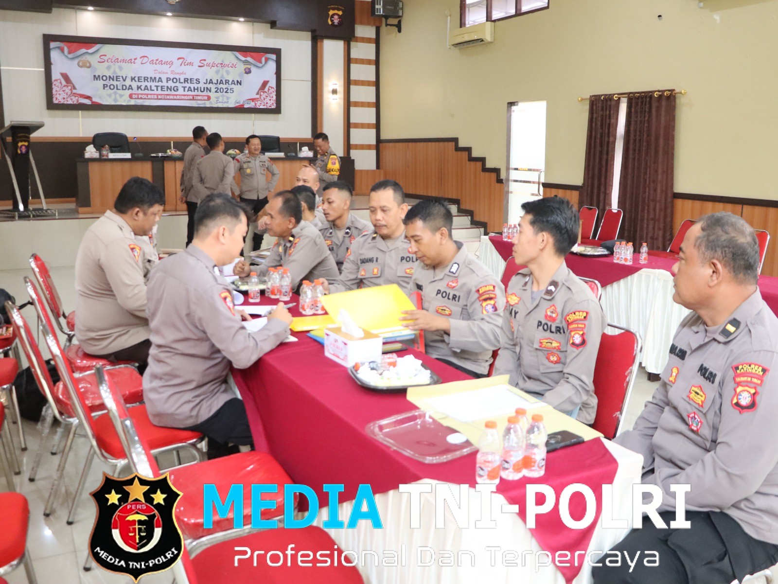 Polres Kotim Terima Kunjungan Kerja Bagkerma Roops Polda Kalteng untuk Program Kerja