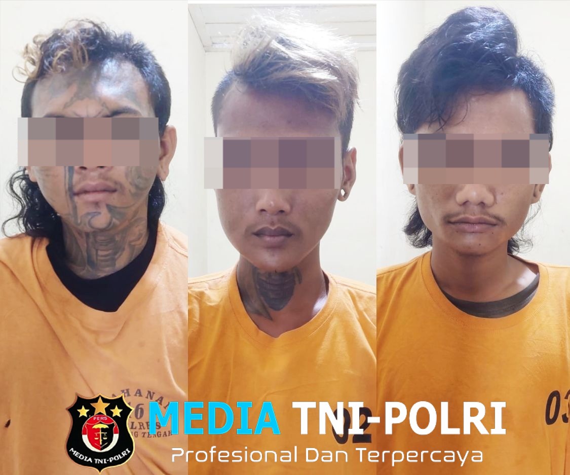 Polsek Seputih Banyak Ungkap Kasus Pengeroyokan, Tiga Pelaku Diamankan