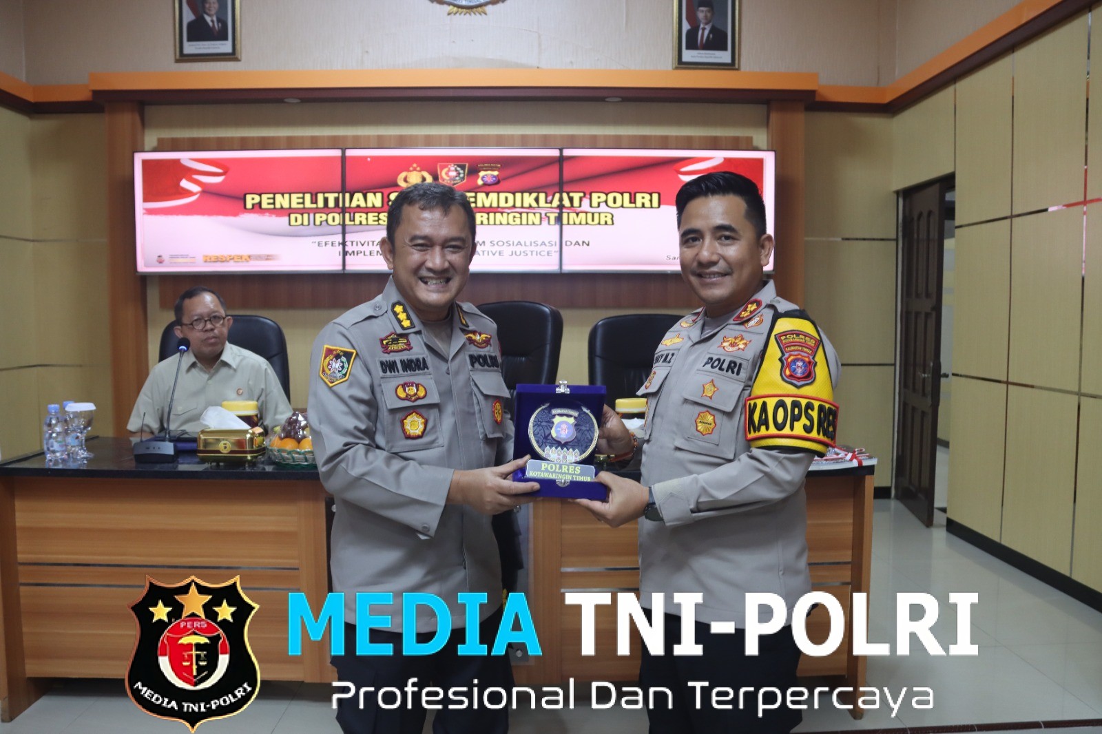 Polres Kotim Mengikuti Kegiatan Analisis dan Evaluasi Polri Mendukung Ketahanan Pangan