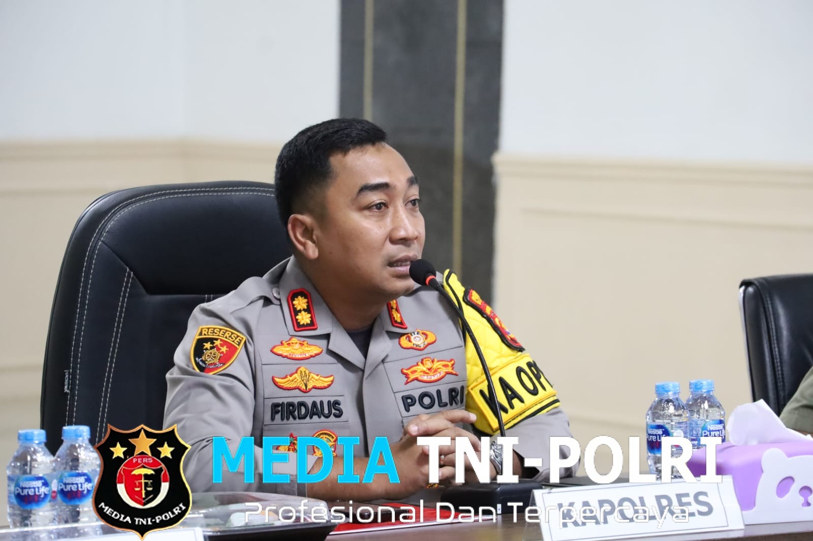 Dalam Rangka Penanganan Karhutla, Polres Mesuji bersama Pemda dan Stakeholder Melaksanakan Rapat Koordinasi Lintas Sektoral