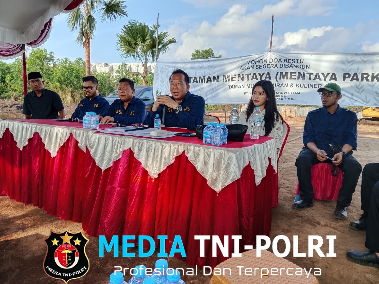 Pembangunan Taman Mentaya Park Sedang di Kerjakan Untuk Hiburan Masyarakat di Kota Sampit dan Aman Aman Saja