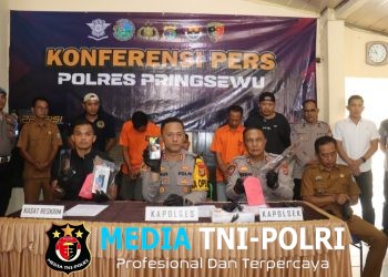 Polisi Tangkap Tiga Pelaku Perampokan Agen BRILink di Pringsewu