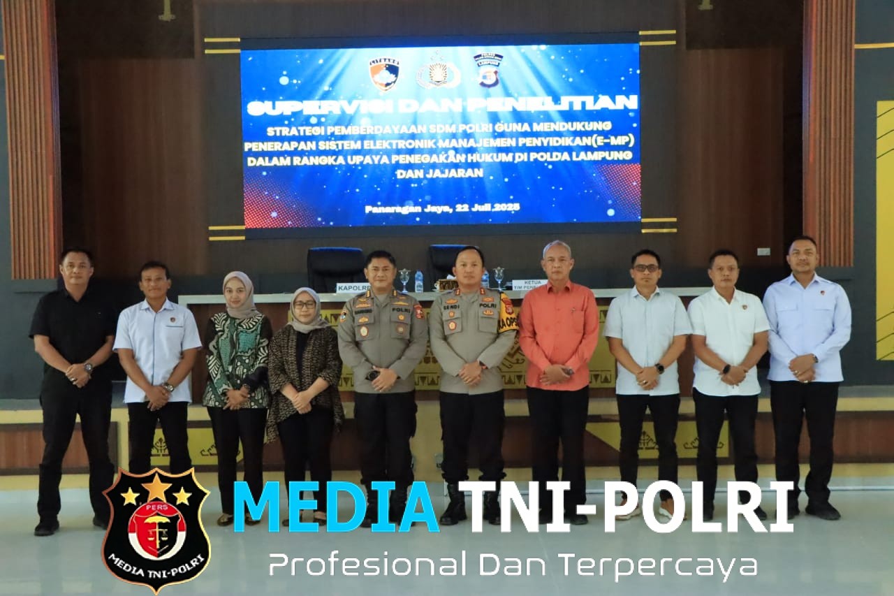 Puslitbang Polri Lakukan Penelitian e-MP dan Ketahanan Pangan di Polres Tulang Bawang Barat