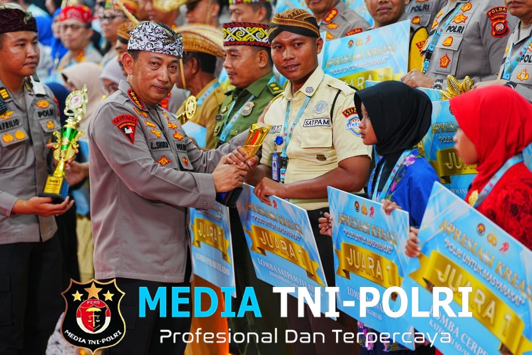 Beri Apresiasi Pemenang Kreasi Polri Untuk Masyarakat, Kapolri Terus Kembangkan Potensi Diri