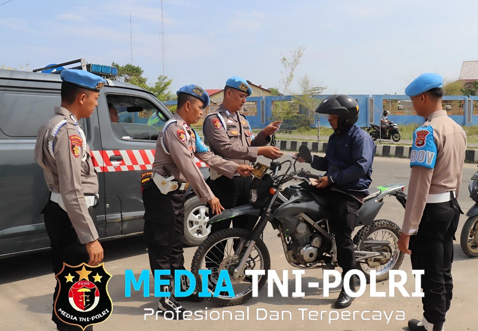 Propam Polres Pringsewu Gelar Razia Internal, Tegakkan Disiplin Lalu Lintas Anggota