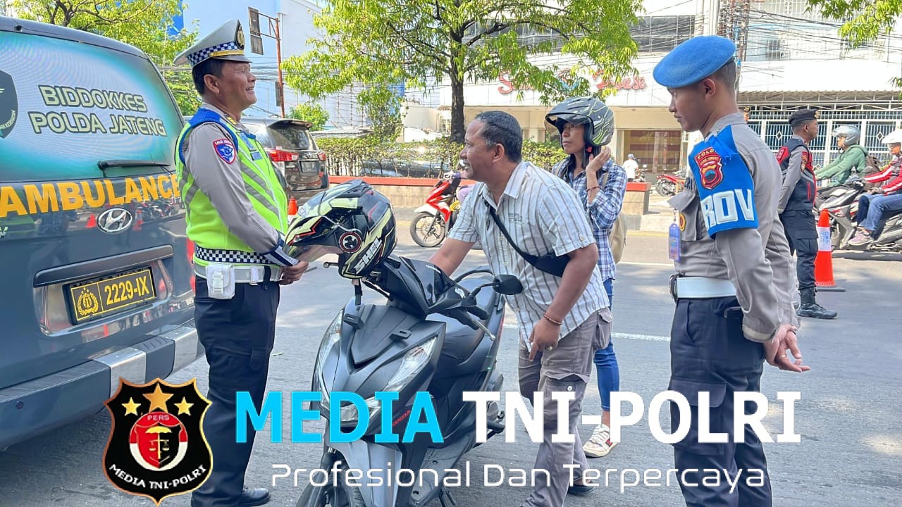 Pelanggar Administratif Ditegur, Bukan Ditilang Polda Jateng Dapat Pujian dari Warga