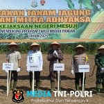 Dukung Program Swasembada Pangan 2025,Kapolres Mesuji Hadiri Acara Gerakan Tanam Jagung Kejari Mesuji