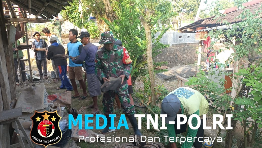 Satgas TMMD Boyolali Renovasi Rumah Warga Tak Layak Huni, Bapak Wagiman Terharu “Terima Kasih TNI!”