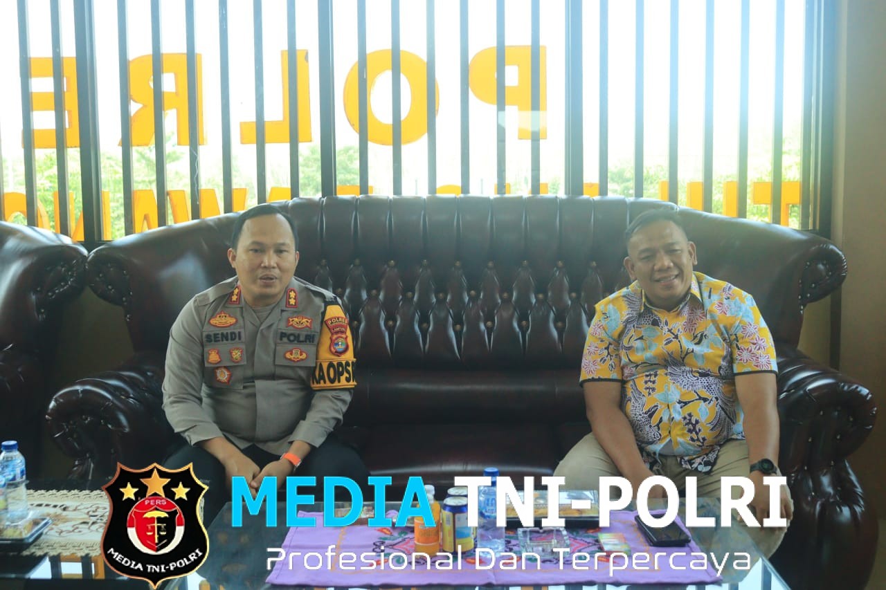 Kapolres Tulang Bawang Barat Terima Audiensi dari Kepala Kantor Pertanahan Tubaba