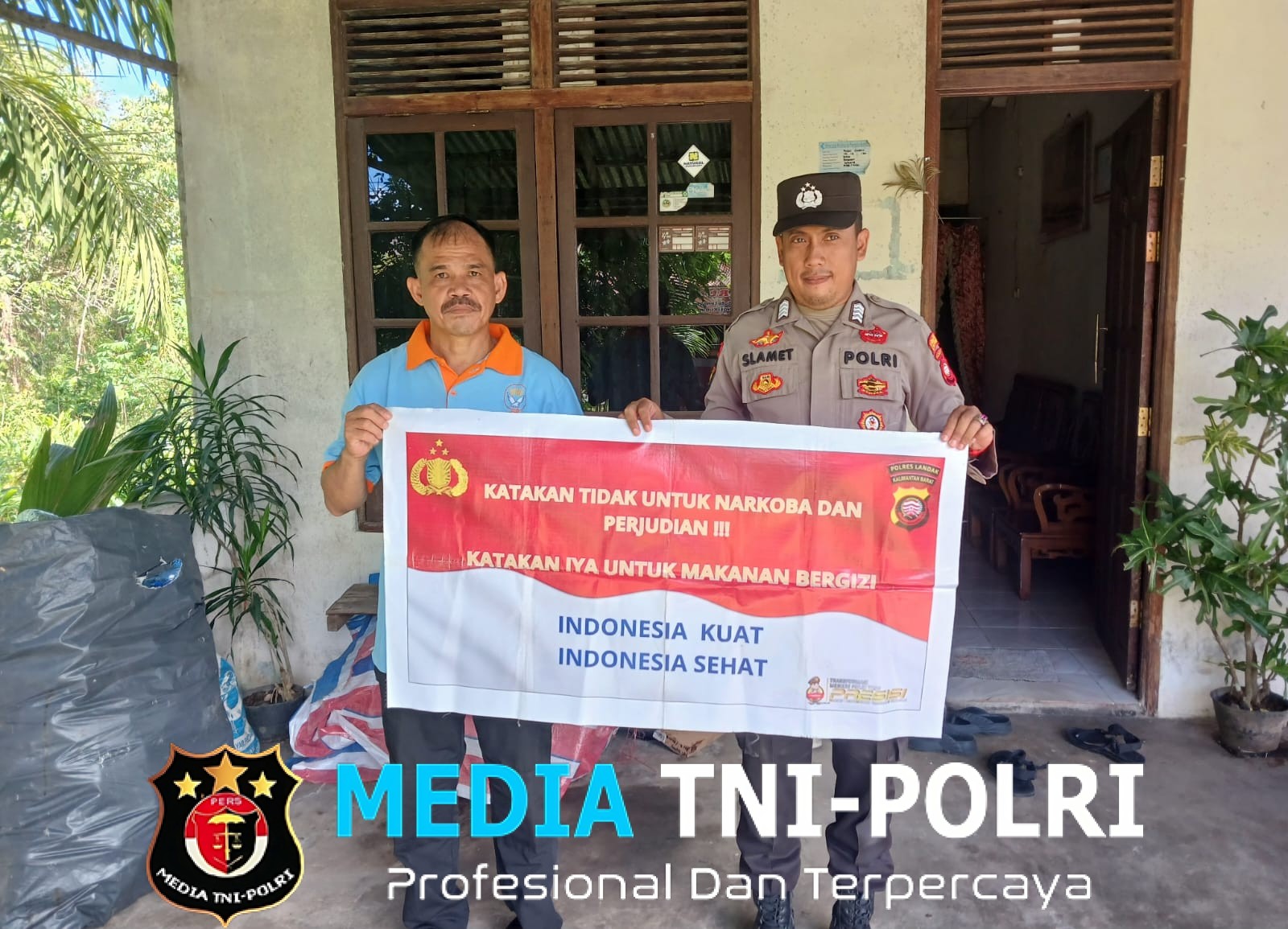 Polsek Menjalin Himbau Warga Waspadai Bahaya Judi Online dan Narkoba