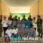 Sambut HUT RI ke-80, Satgas Yonif 131/Brajasakti Latih Paskibra di Perbatasan RI-PNG