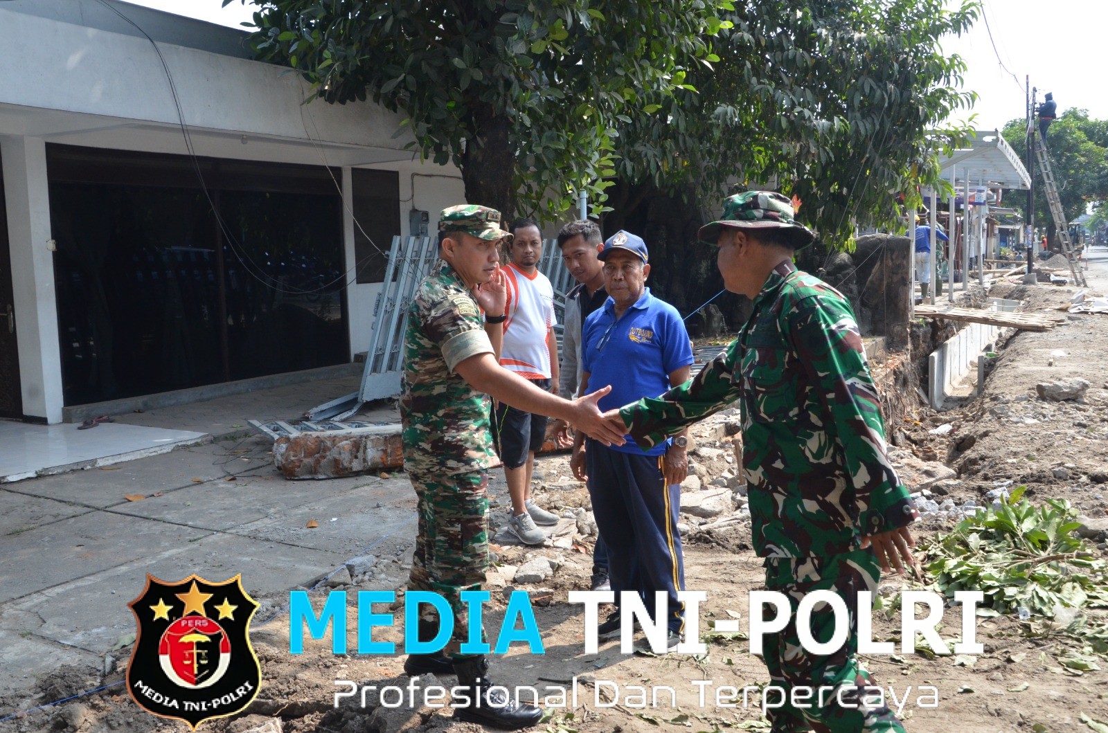 Dansatgas TMMD Reguler Ke-125 Kodim 0735/Surakarta Cek Progres Pengerjaan Sasaran Fisik TMMD