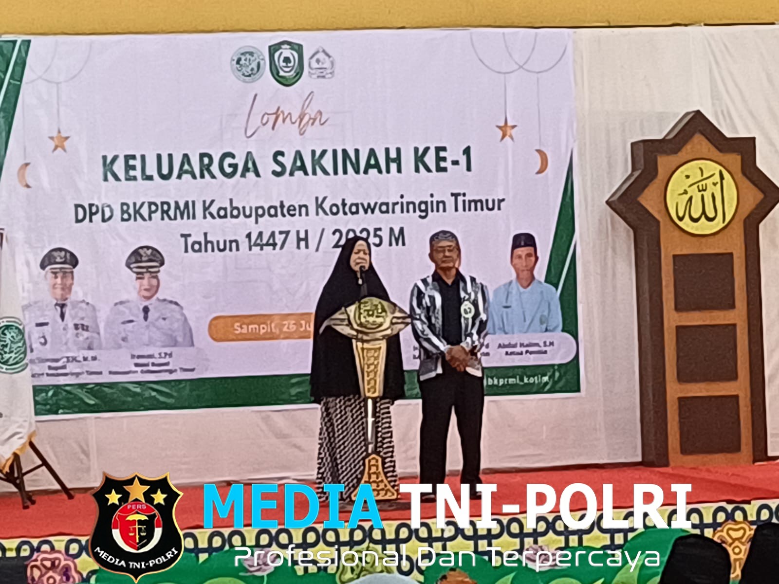 Polres Kotim Hadiri Pembukaan Lomba Keluarga Sakinah tahun 1447H/ 2025 M