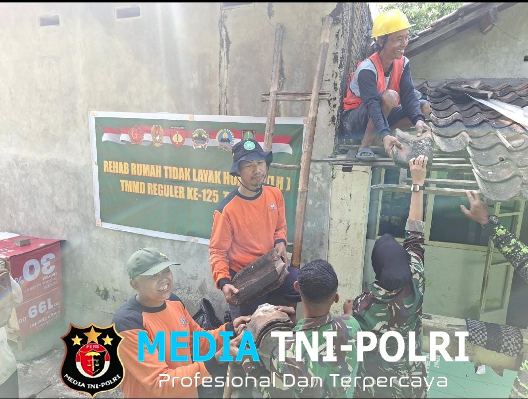 Hari Ini Satgas TMMD Reguler Ke-125 Kodim Surakarta Mulai Garap Rehab RTLH