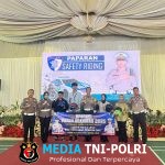 Satlantas Polres Lampung Tengah Gelar Sosialisasi Keselamatan Berkendara dan Bagikan Helm SNI Gratis Dalam Rangka Operasi Patuh Krakatau 2025