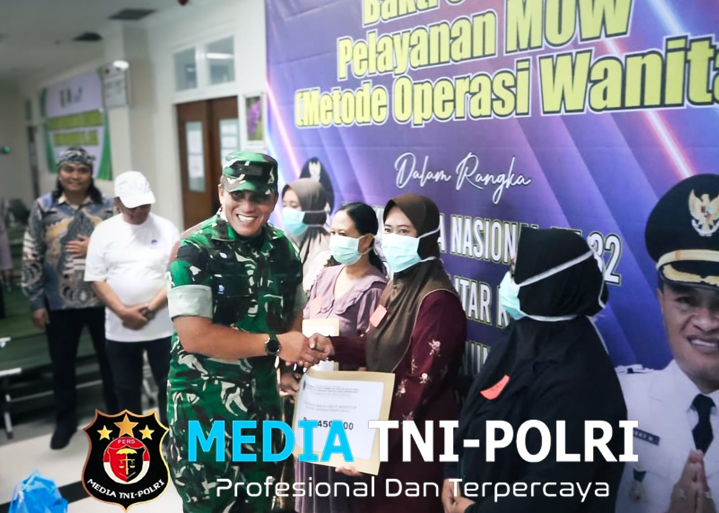 Hari Jadi Blitar Ke 701, Kodim 0808 Beserta RSUD Srengat Dan BKKBN Gelar Pelayanan KB MOW
