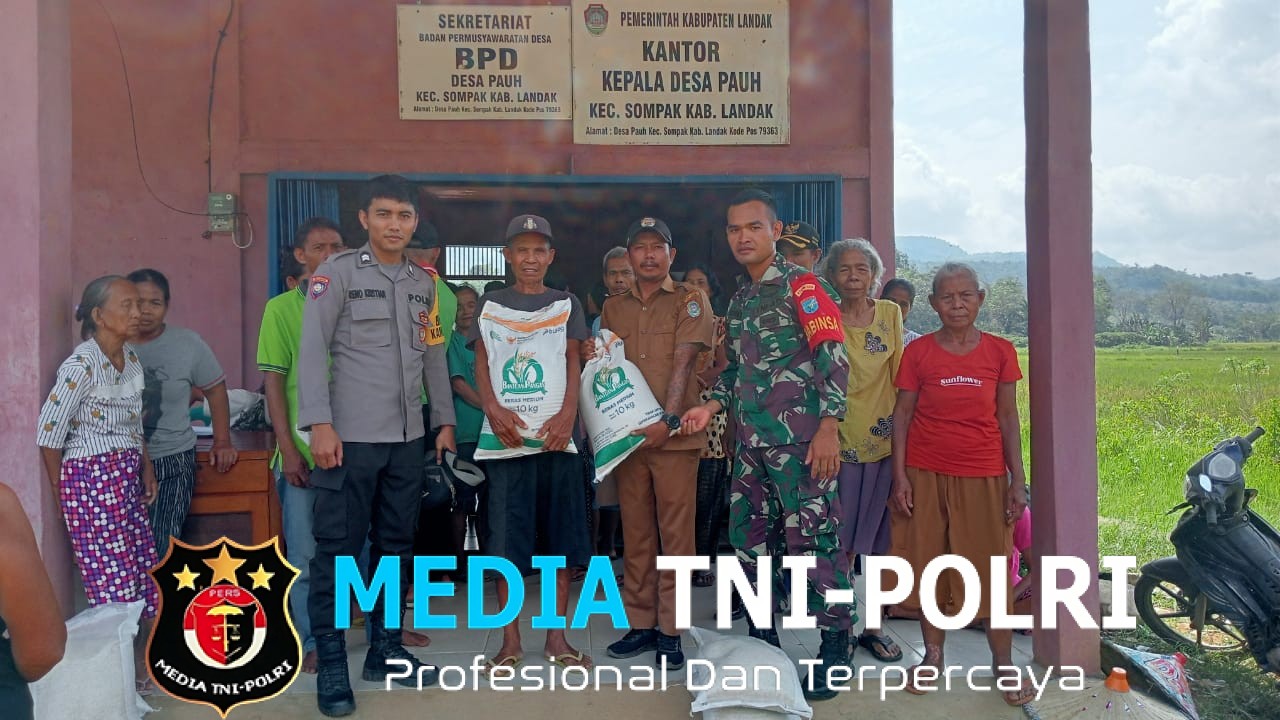 Polsubsektor Sompak Monitoring Pembagian Bantuan Pangan Tahun 2025