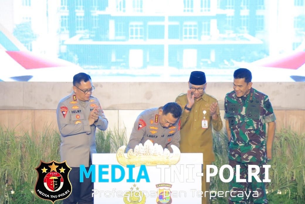 Kapolri Resmikan Gedung Baru Polda Lampung, Tingkatkan Kualitas Pelayanan