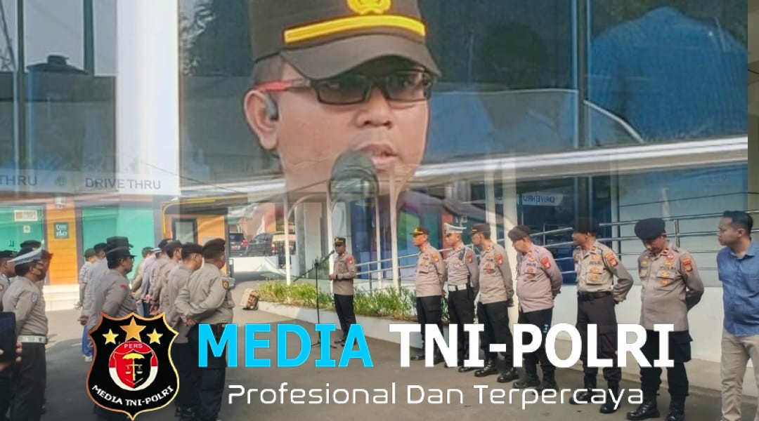 Kapolsek Cikarang Selatan Kawal Ketat Aksi Unjuk Rasa di Kantor BPN Bekasi