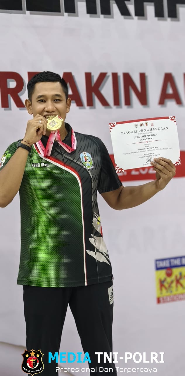 Tembakan Jitu Serka Deka Diko Anugrah Meraih Medali Emas di Kejurnas 2025