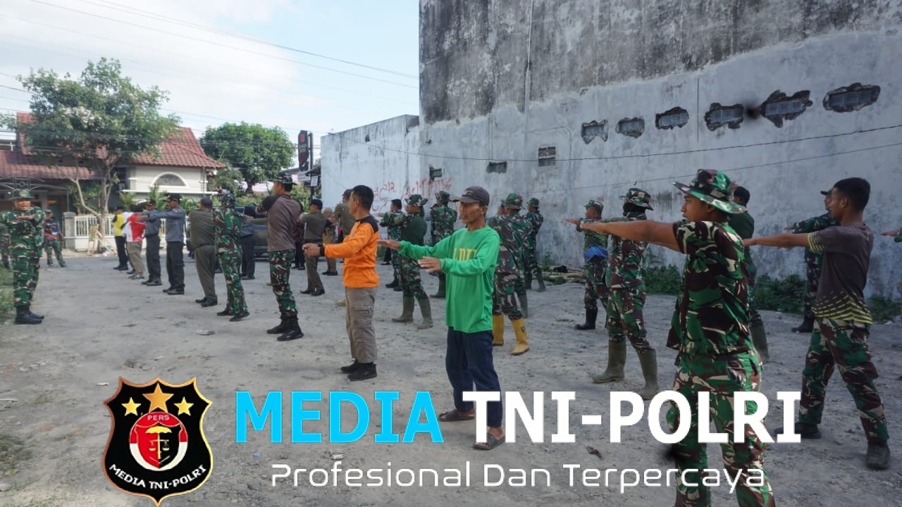 Jaga Kesehatan Dan Kebugaran, Satgas TMMD Reguler Ke-125 Kodim 0735/Surakarta Laksanakan Senam Pagi Bersama