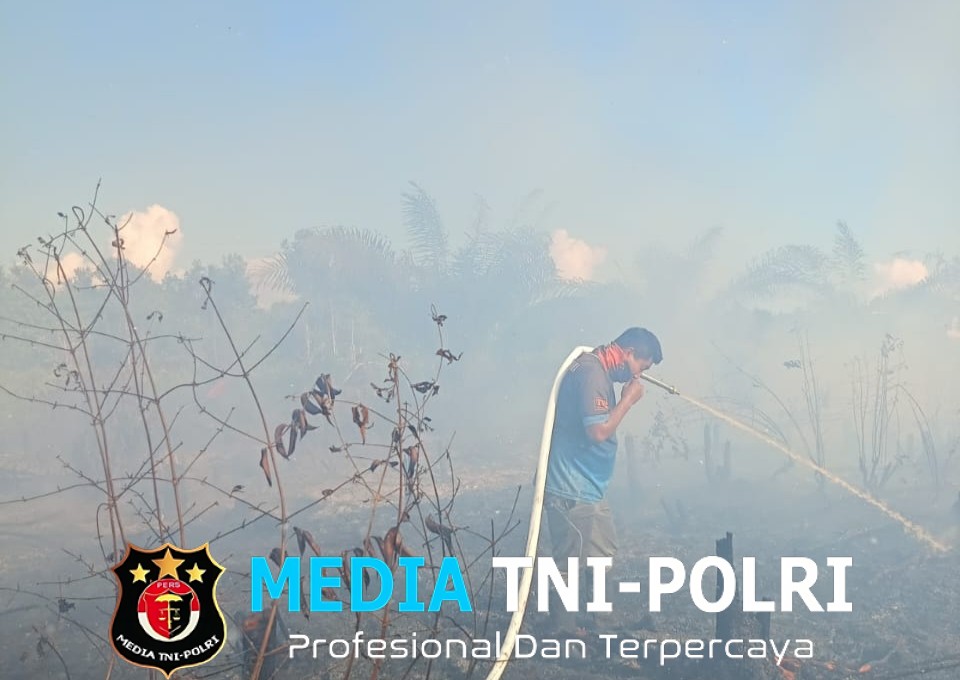 BPBD Kotim Padamkan Kebakaran Lahan di Baamang Hulu