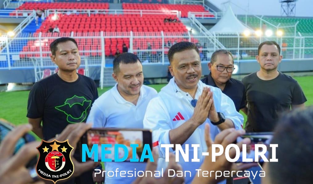 Kakorlantas Cek Kesiapan Launching Bhayangkara Presisi Lampung FC dan Stadion Sumpah Pemuda