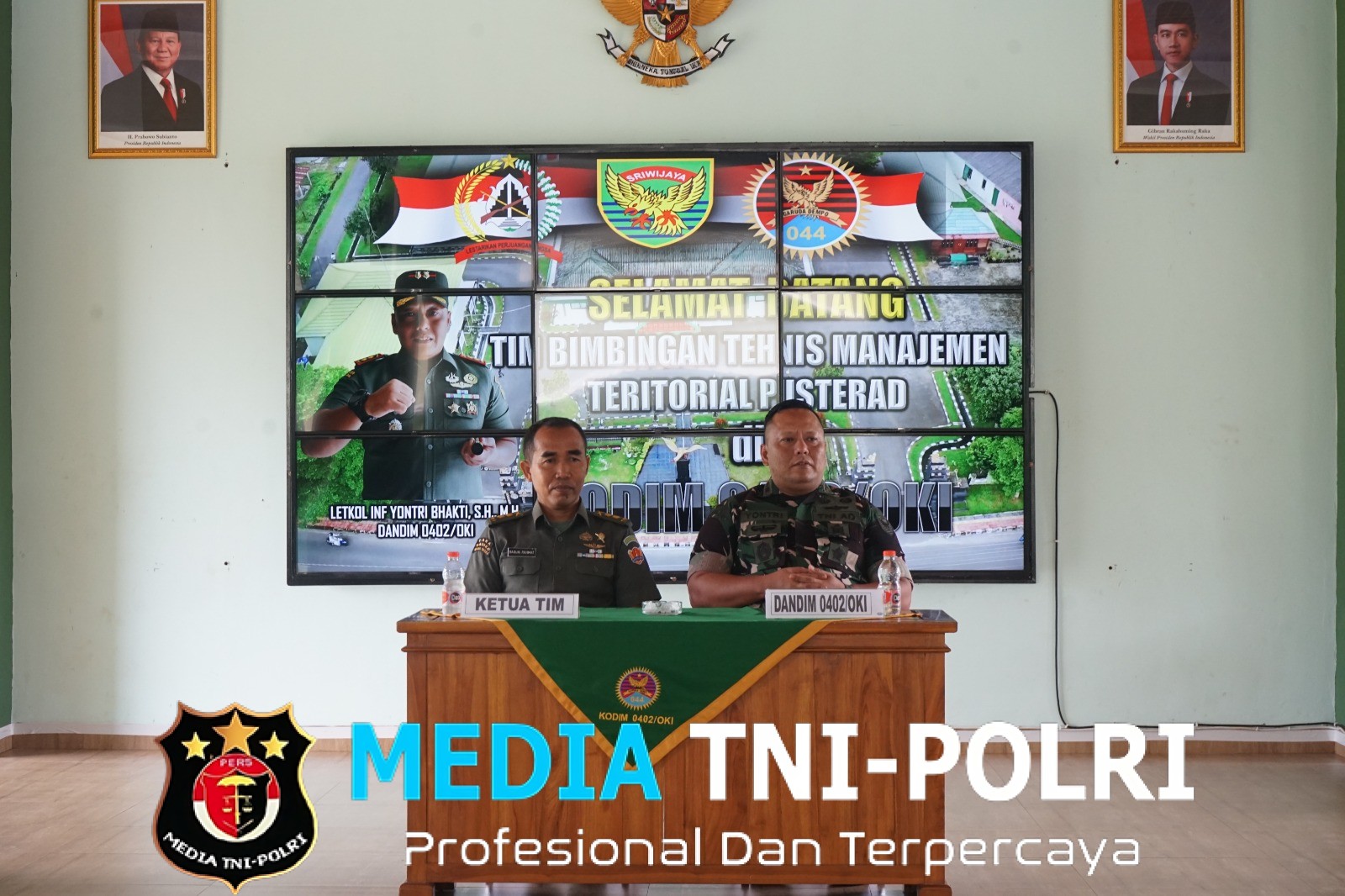 Kodim 0402/OKI Terima Bimbingan Tekhnis Dari Pusterad