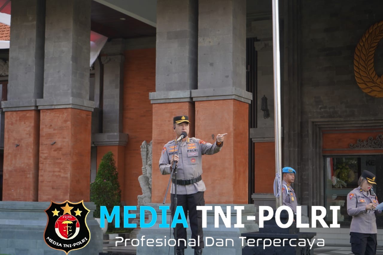 Polda Bali Gelar Apel Operasi Sikat Agung 2025, Tegaskan Komitmen Berantas Kriminalitas
