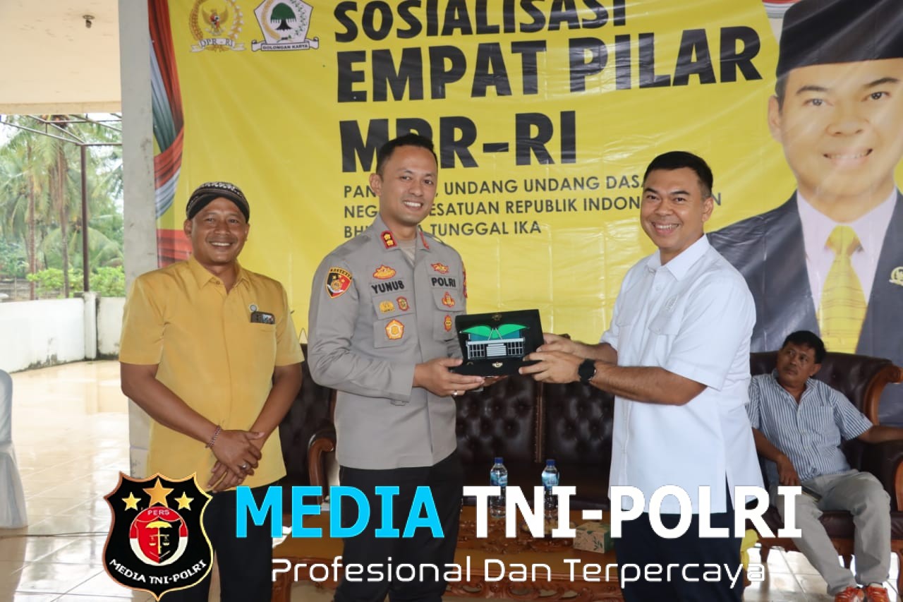 Kolaborasi Polri dan DPR RI, Edukasi Kebangsaan Sentuh Masyarakat Lintas Agama di Pringsewu