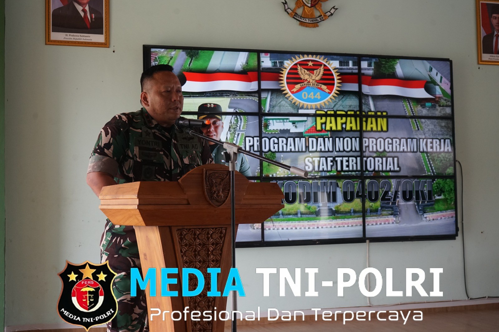 Tingkatkan Sinergitas Teritorial, Kodim 0402/OKI-OI Gelar Silahtuhrami dan Sosialisasi Manajemen Teritorial