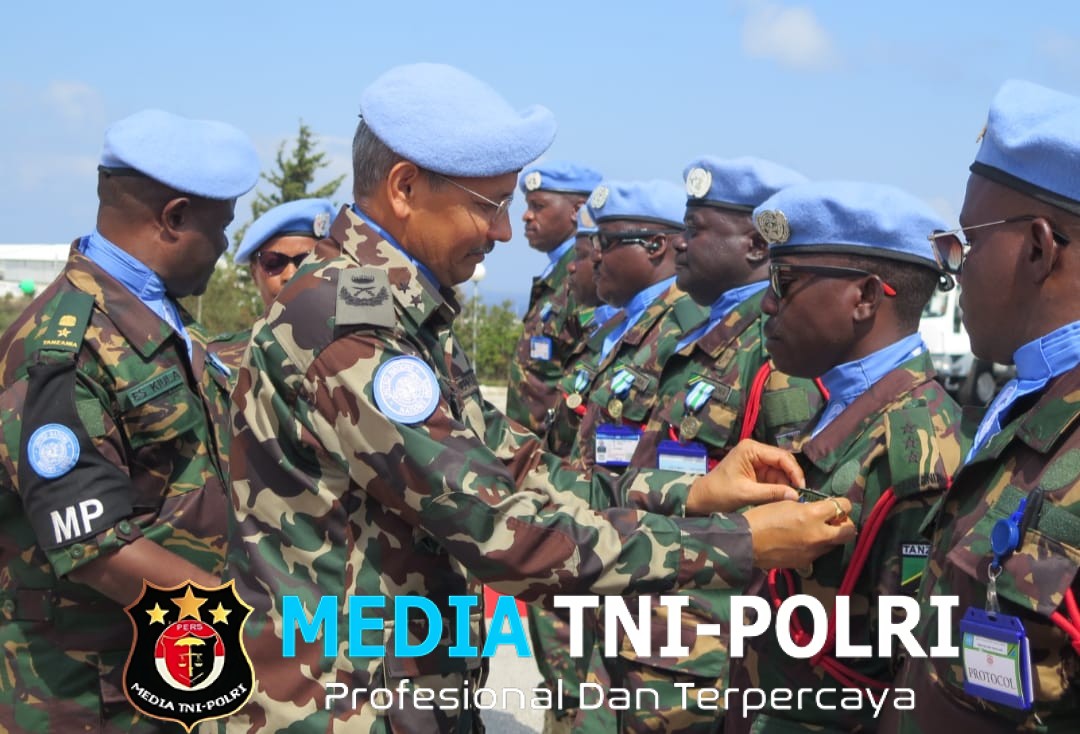 Dansatgas FHQSU XXVI-Q Hadiri Medal Parade Kontingen Tanzania SWMPU di Naqoura