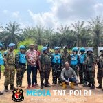 Recce Satgas Kizi TNI Konga XX-V Dalam Rangka Evaluasi Dan Persiapan Akhir Penutupan Tanzania Batalyon Camp