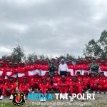 Satgas Yonif 700/WYC Latih Paskibraka Kabupaten Puncak, Semangat Merah Putih Berkobar di Tanah Papua