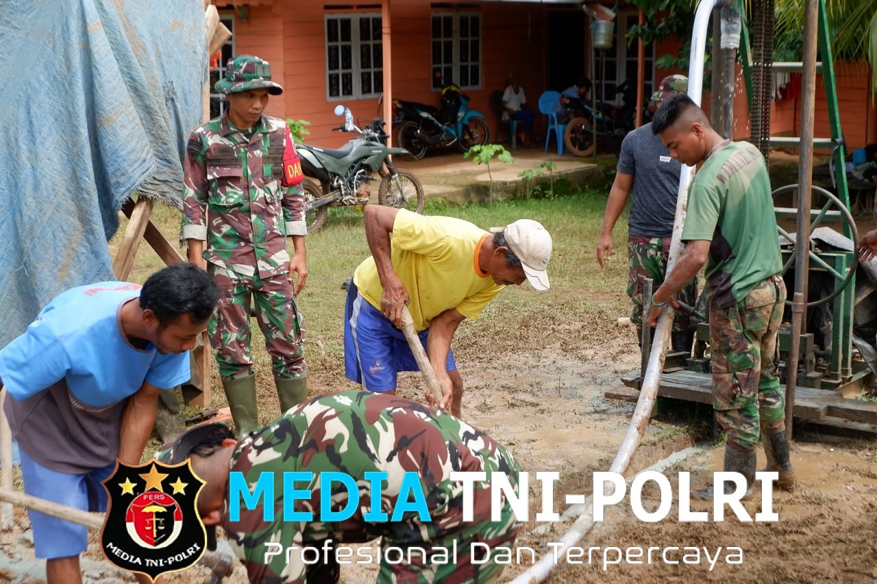 Setetes Harapan Dari Perut Bumi, Satgas TMMD Ke -125 Gali Air Bersih Untuk Masa Depan