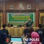 Sasaran Non Fisik, Wadansatgas TMMD Reguler Ke-125 Kodim 0735/Surakarta Berikan Materi Wasbang Dan Bela Negara