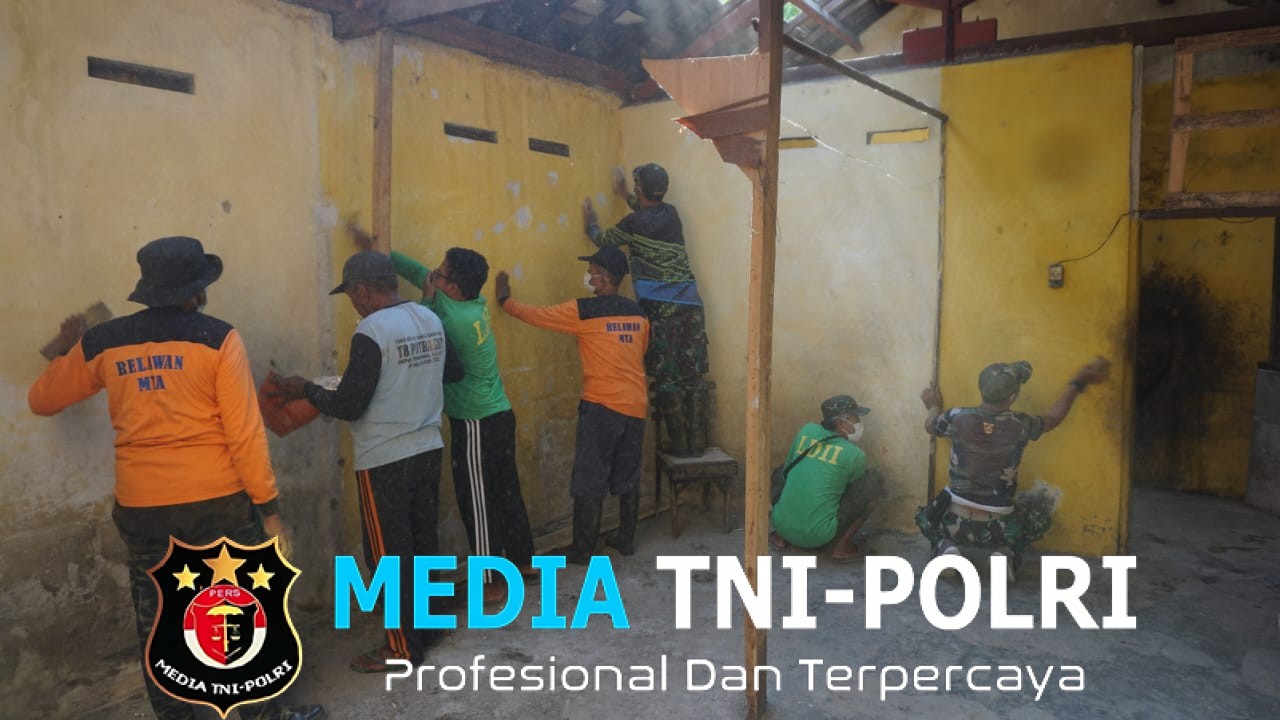 Sukseskan TMMD Reguler Ke-125 Kodim 0735/Surakarta, Ormas MTA Dan LDII Turut Serta Garap RTLH