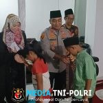 Kepedulian Sosial Kapolres Mesuji Melaksanakan Syukuran Menyantuni Anak Yatim Piatu