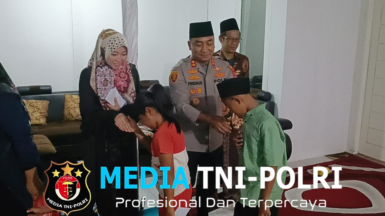 Kepedulian Sosial Kapolres Mesuji Melaksanakan Syukuran Menyantuni Anak Yatim Piatu