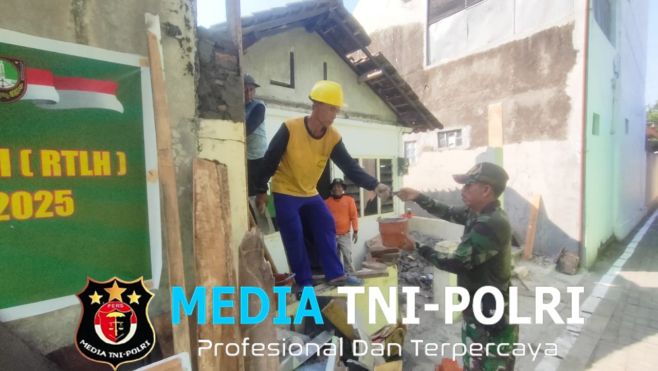 Rehab RTLH Terus Dikebut, Pasiops Satgas TMMD Reguler Ke-125 Kodim 0735/Surakarta Berharap Sasaran Selesai Sesuai Rencana
