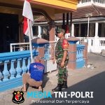 Babinsa Beserta Perangkat Desa Tlogo, Ajak Warga Kibarkan Merah Putih Sambut HUT RI ke-80, Wujudkan Semangat Nasionalisme