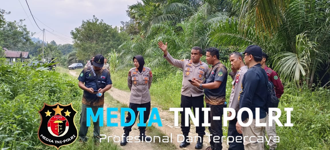 Kapolres Landak dan Pamatwil Polda Kalbar Turun Langsung Dilapangan Asistensi dan Cek Potensi Lahan Jagung