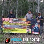 Wujud peduli lingkungan, Polsek Gunung Agung Sosialisasi Pencegahan Karhutla
