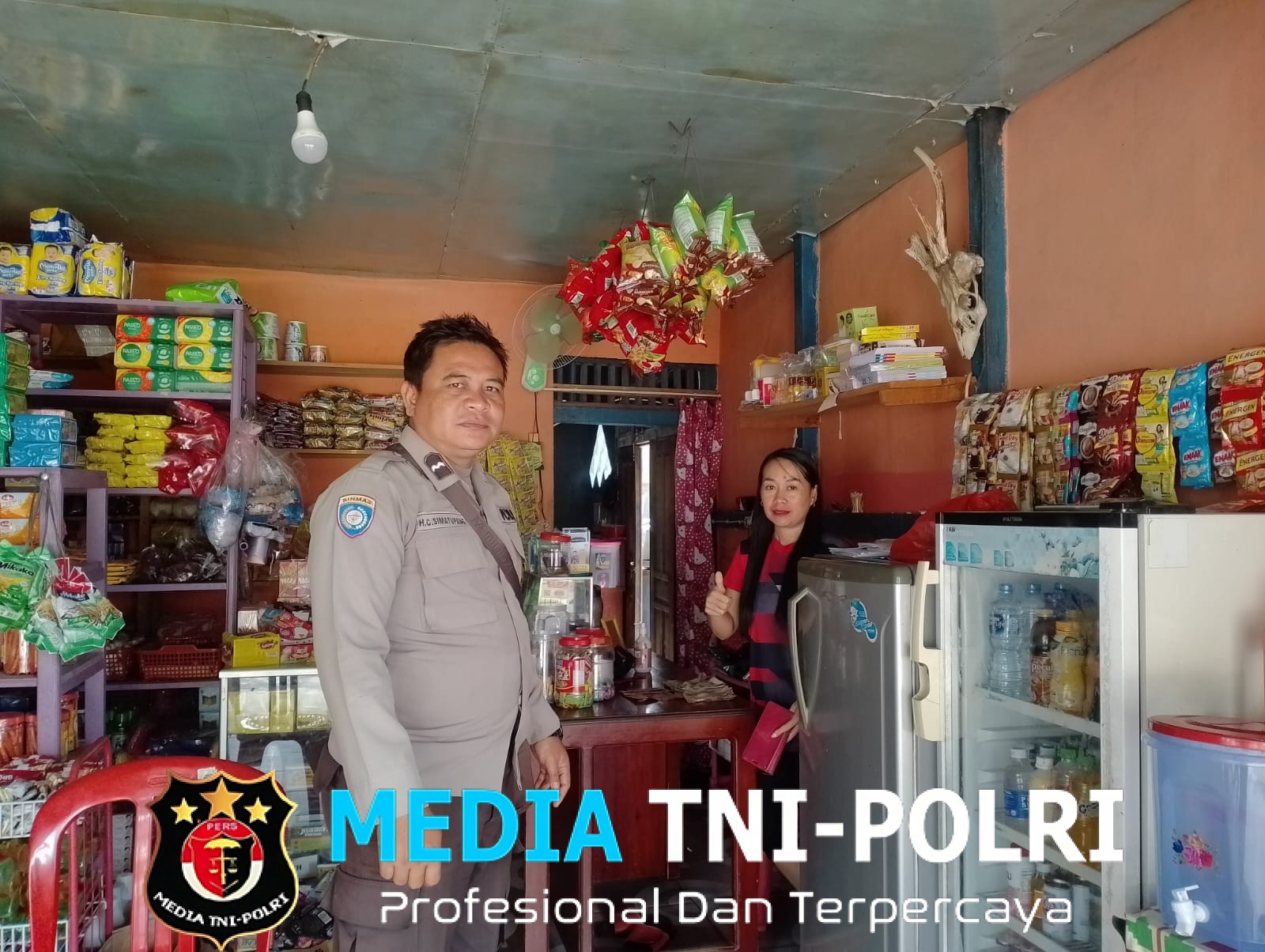 Hadir Di Tengah Warga Binaan Bhabinkamtibmas Sambangi Warga Desa Kuala Behe