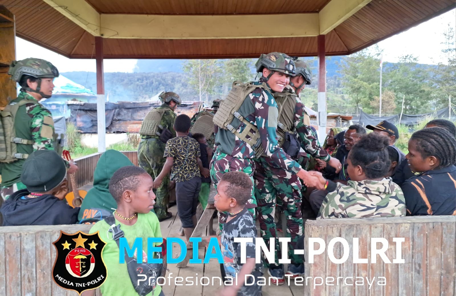 Minggu Kasih Satgas TNI di Tanah Papua Ibadah Bersama Warga Eronggobak Hadirkan Damai dan Harapan