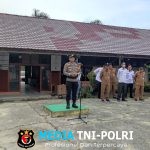 Bertindak Sebagai Inspektur Upacara, Kapolsek Menjalin Sampaikan Tentang Bahaya Kenakalan Remaja