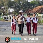 Polres Lampung Tengah Wujudkan Kamseltibcar Lantas Lewat Kegiatan Pam Rawan Pagi