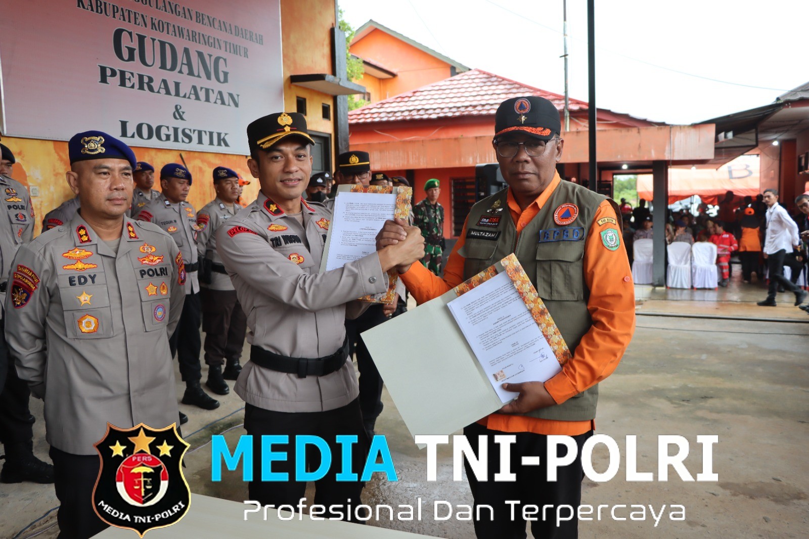 Polres Kotim Hadiri Apel Siaga dan Gladi Kesiapsiagaan Bencana Kebakaran Hutan dan Lahan Tahun 2025