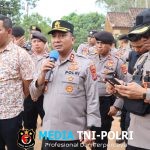 Kapolres Mesuji Pimpin Personil Pengamanan Gabungan, Aksi Damai Dari Kelompok MPMB di Pos Alba IV PT. Silva Inhutani