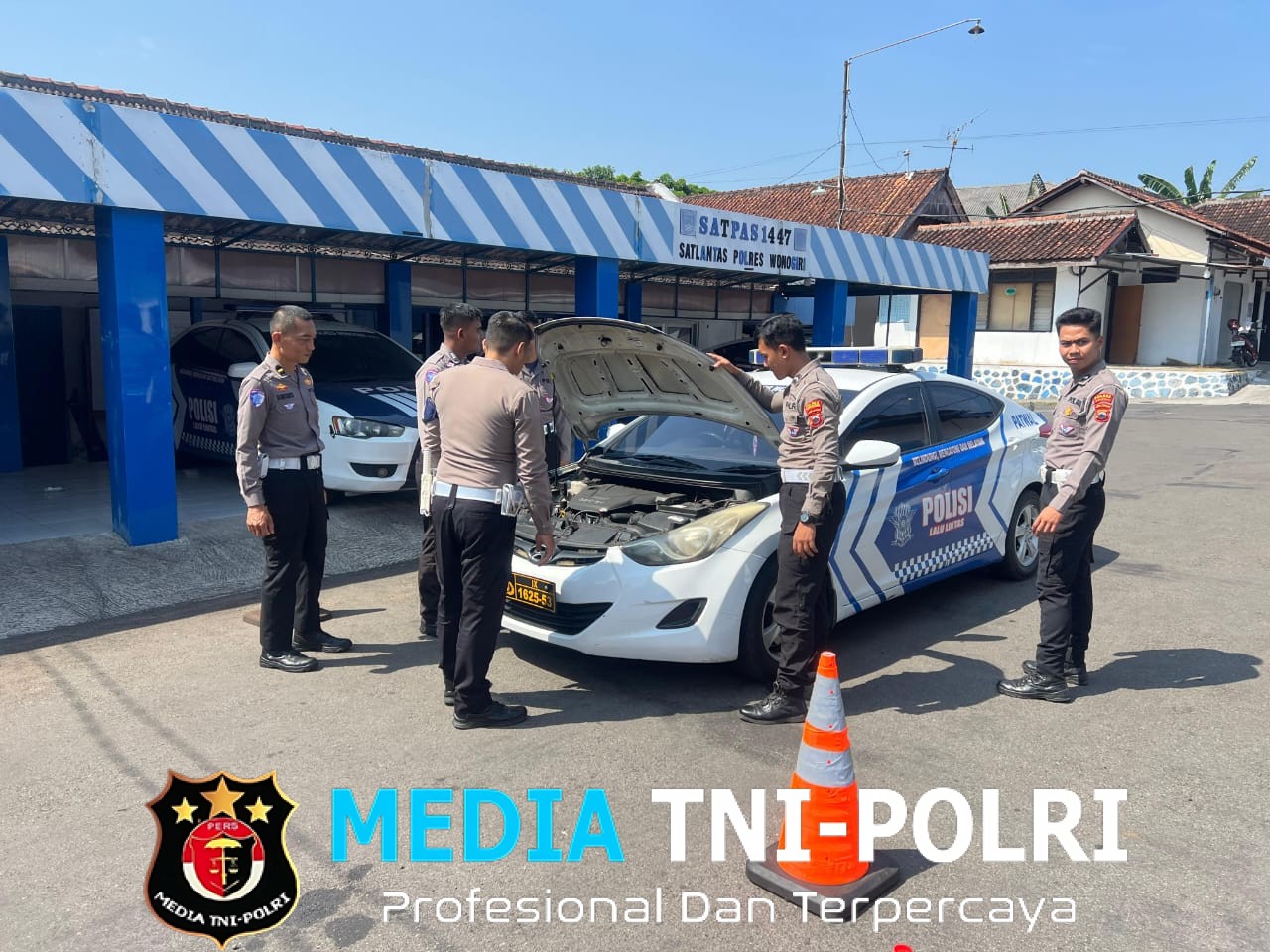 Tingkatkan Layanan, Sat Lantas Polres Wonogiri Gelar Pelatihan Pengawalan VVIP